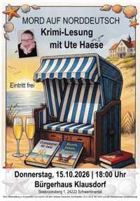 Plakat Lesung Klausdorf 15.10.2026